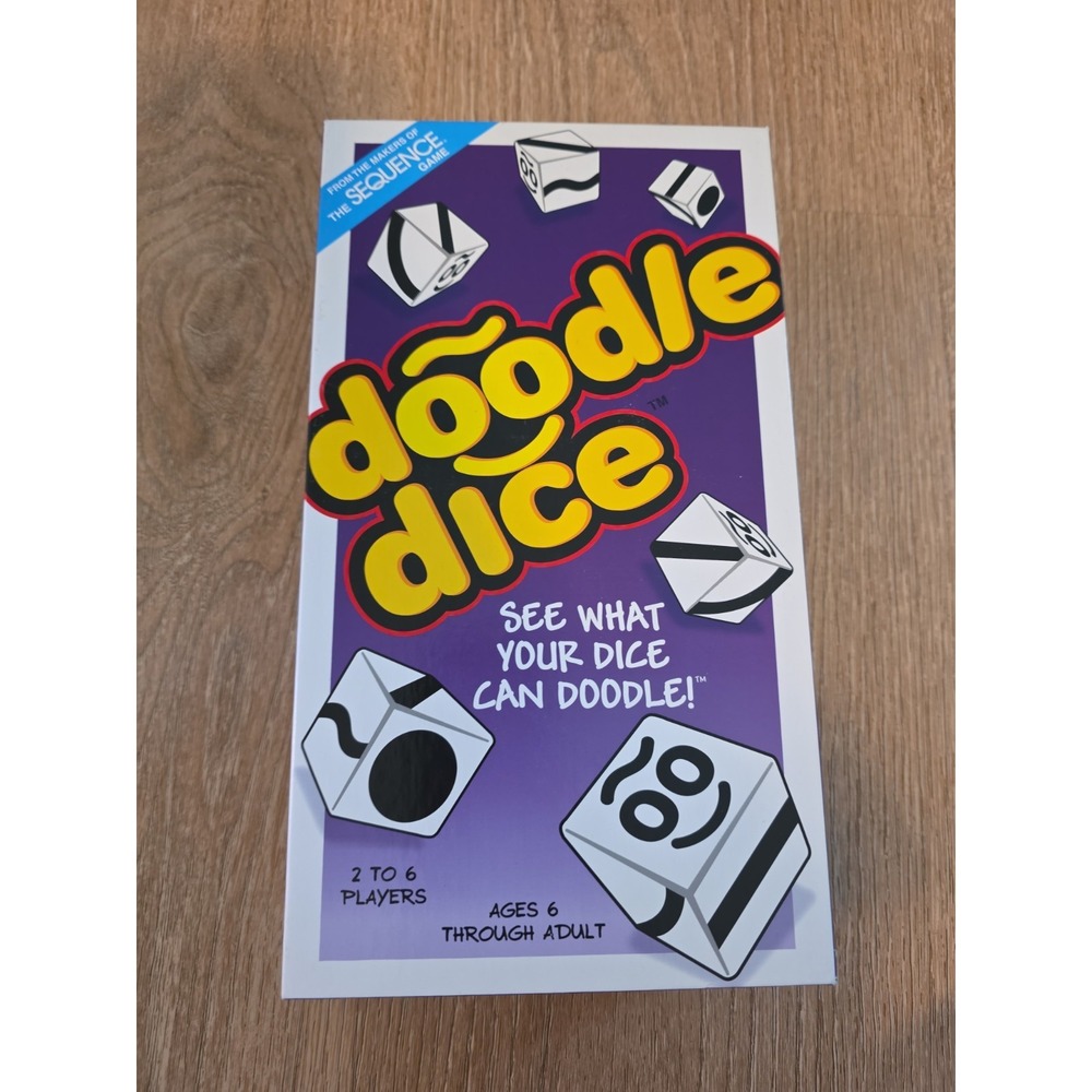 Doodle Dice Game By Jax LTD 2005 Makers of Sequence Game Complete